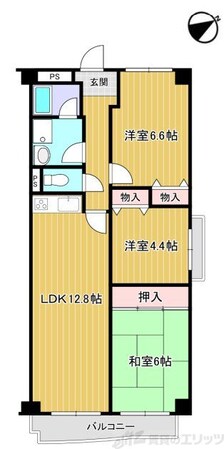 ラフィーネ高塚の物件間取画像